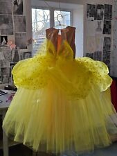 Fantasia Infantil Bela Princesa Disney Meninas Crianças A Bela e a Fera Vestido Extravagante comprar usado  Enviando para Brazil