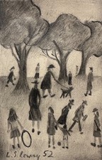Lowry original drawing for sale  WALLINGTON
