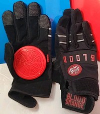 L-XL, LUVAS, LARANJA SANGUE, PRANCHAS LONGAS, DOWN HILL., usado comprar usado  Enviando para Brazil