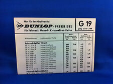 Dunlop preisliste fahrrad gebraucht kaufen  Ludwigshafen am Rhein