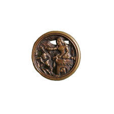 Antique button metal d'occasion  Expédié en Belgium