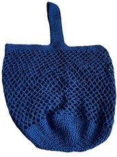 Hand crocheted blue for sale  HAILSHAM