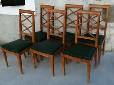 Lot chaises croisillons d'occasion  Annemasse