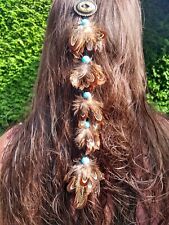 Boho hippie feder gebraucht kaufen  München