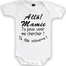 Body bébé mamie d'occasion  Tours-
