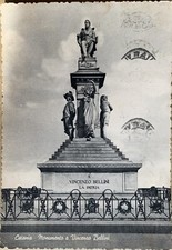 Cartolina catania monumento usato  Treviso Bresciano