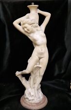 Lampada resina statua usato  Roma