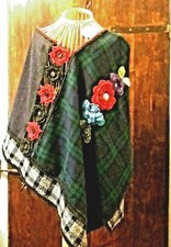 Poncho crochet uncinetto usato  Firenze