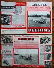 Deering depliant pages d'occasion  Tours-