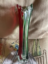 Murano vase tall for sale  SWANSEA