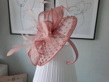 Pink fascinator for sale  UK