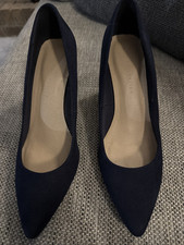 Navy court shoes for sale  BEXLEY