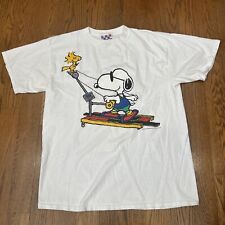 Camiseta Vintage Peanuts - SNOOPY & WOODSTOCK EJERCICIO CINTA L segunda mano  Embacar hacia Argentina