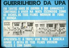 Angola Portugal 1960 guerra independência panfleto de propaganda colonial para guerrilha UPA comprar usado  Enviando para Brazil