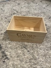Caixa de vinho de madeira CAYMUS Vineyards seleção especial pacote com 6 14,25" x 10,25" comprar usado  Enviando para Brazil