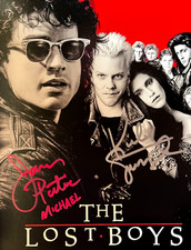 THE LOST BOYS autógrafos assinados (Jason Patric, Kiefer Sutherland) 8x10" com certificado de autenticidade comprar usado  Enviando para Brazil
