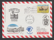 Usado, Ballonpostflug - Pro Juventute 93 Ballonfahrt ab UNO Wien 26.05.95 comprar usado Usado, Ballonpostflug - Pro Juventute 93 Ballonfahrt ab UNO Wien 26.05.95 comprar usado  Enviando para Brazil