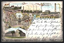 Lithographie almahütte gastha gebraucht kaufen  Berlin