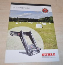 Stoll FZ FS Ładowacz czołowy Ciągnik Broszura rolnicza Broszura Broszura na sprzedaż  PL