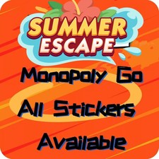 ☀️Cartões de Álbum SUMMER ESCAPE Adesivos Monopoly_Go✨ Entrega Rápida Conjunto de 1-5 Estrelas comprar usado  Enviando para Brazil