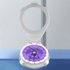 Caixa de armazenamento de linha principal de pesca com dispositivo antirreversão equipamento de pesca (roxo) comprar usado  Enviando para Brazil