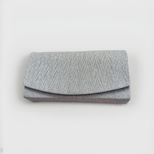 Silver glitter pleated for sale  LUTON