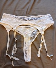 Suspender belt thong for sale  BOLTON