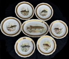 Service poisson porcelaine d'occasion  Bourg-en-Bresse