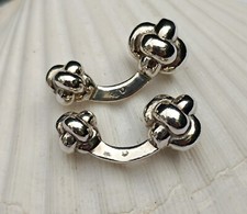 Boutons manchette argent d'occasion  Bordeaux-