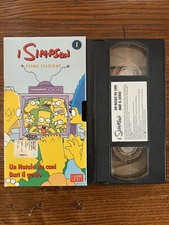 Vhs simpson natale usato  Prato