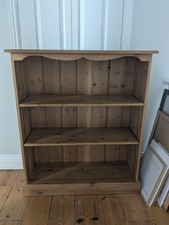 Solid pine bookcase for sale  LONDON