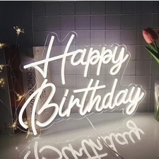 Happy birthday neon for sale  WATFORD