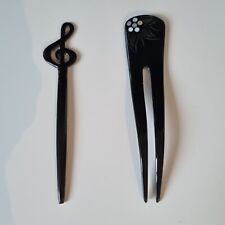 Haarstab haarforke horn gebraucht kaufen  Backnang