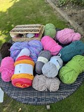 Knitting yarns lot for sale  HOVE