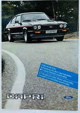 Ford capri prospekt gebraucht kaufen  Wiesloch