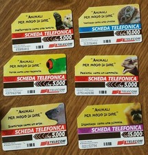 Schede carte telefoniche usato  Verzuolo
