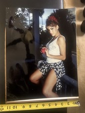 FOTO BRILHANTE 11x14 Eva Mendes fotografia super rara 2001 Fuji Pro Paper, usado comprar usado  Enviando para Brazil