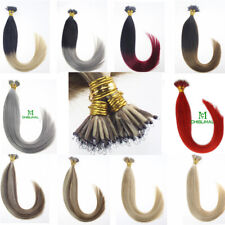 Extensões de cabelo humano 9A 16-28 polegadas fusão queratina nano anel contas ponta Remy comprar usado  Enviando para Brazil