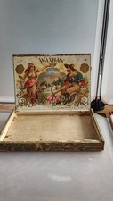 Antiga caixa de charuto de madeira nua marca waxhaw fábrica mineira de ouro 25 9º Dist Pa comprar usado  Enviando para Brazil