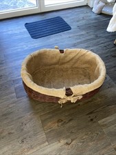 Holzkorb kaminholz weide gebraucht kaufen  Nienstädt