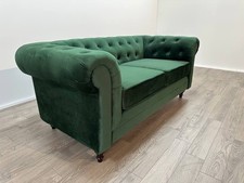 Chesterfield velvet seater for sale  BOSTON
