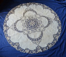 Unikat elfenbeinfarbene runde gebraucht kaufen  Deutschland