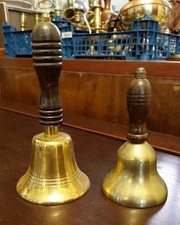 Vintage brass handbells for sale  LEICESTER