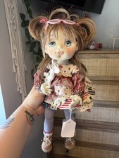 Handmade rag doll for sale  LEICESTER