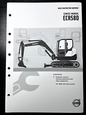MANUAL DE SERVIÇO VOLVO ECR58D - SISTEMA HIDRÁULICO: BOMBA PRINCIPAL E SERVO - PUB 20036065 comprar usado  Enviando para Brazil