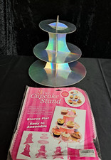 Tier silver cupcake for sale  Chicora
