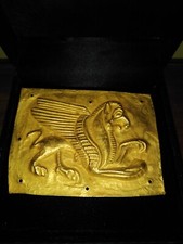 Gold griffin panel for sale  SOUTHAM