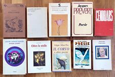 Lotto libri poesia usato  Usmate Velate