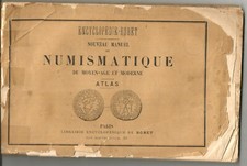 Livre atlas roret.numismatique d'occasion  Villenave-d'Ornon
