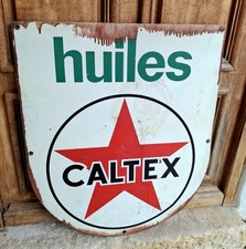 plaque emaillee ancienne caltex d'occasion plaque emaillee ancienne caltex d'occasion  Laudun-l'Ardoise